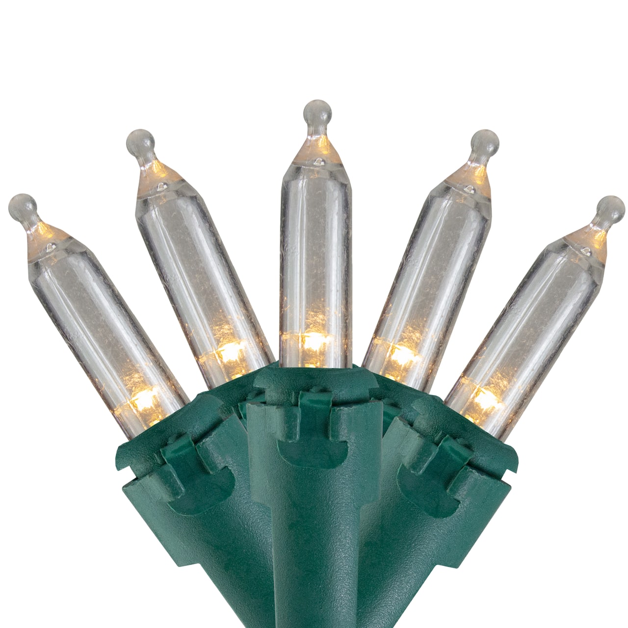 50ct. LED Mini Christmas String Lights with Green Wire